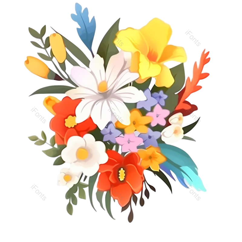 母亲节图片,父亲节元素,请柬PNG,红色的花免抠素材